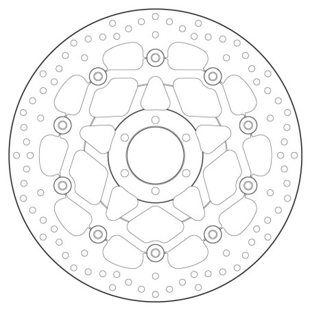 Disco de freno BREMBO Serie Oro redondo flotante