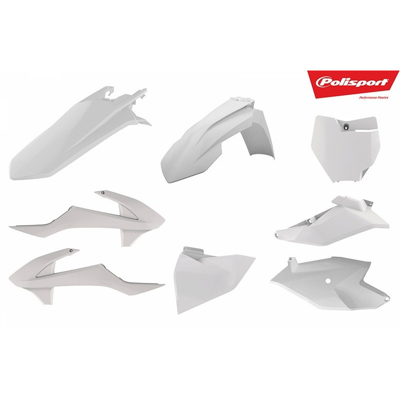 Kit plástica Polisport KTM blanco 90761