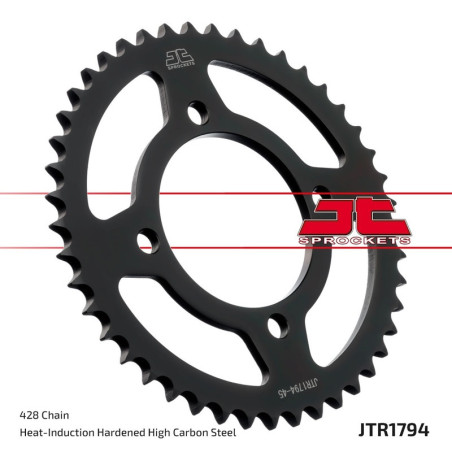 JT Chain Kit 428HDR 15/45 Reinforced - Standard Rear Sprocket