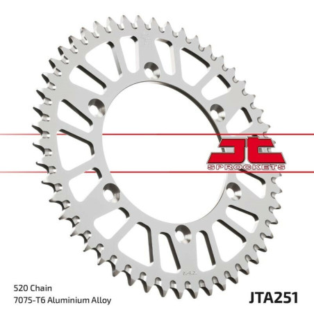 JT Chain Kit 520HDS 13/48 Super-Reinforced - Ultra-Light Self-Cleaning Rear Sprocket
