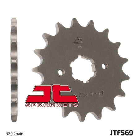 Kit de cadena JT 520X1R 16/45 Reforzado - corona Standard