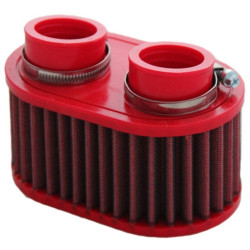 Filtro de aire BMC universal doble Ø47mm