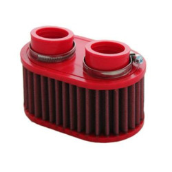 Filtro de aire BMC universal doble Ø38mm