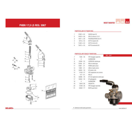 Carburador DELLORTO 17,5 PHBN