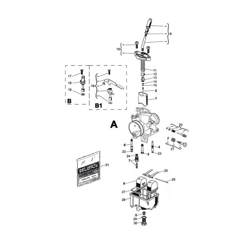 Carburador DELLORTO VHST 28
