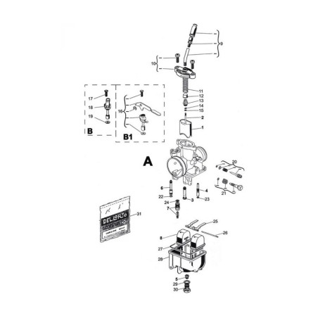 Carburador DELLORTO VHST 28