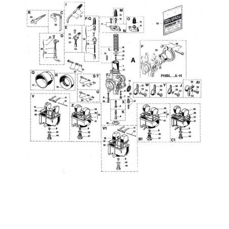 Carburador DELLORTO PHBL 26 BS