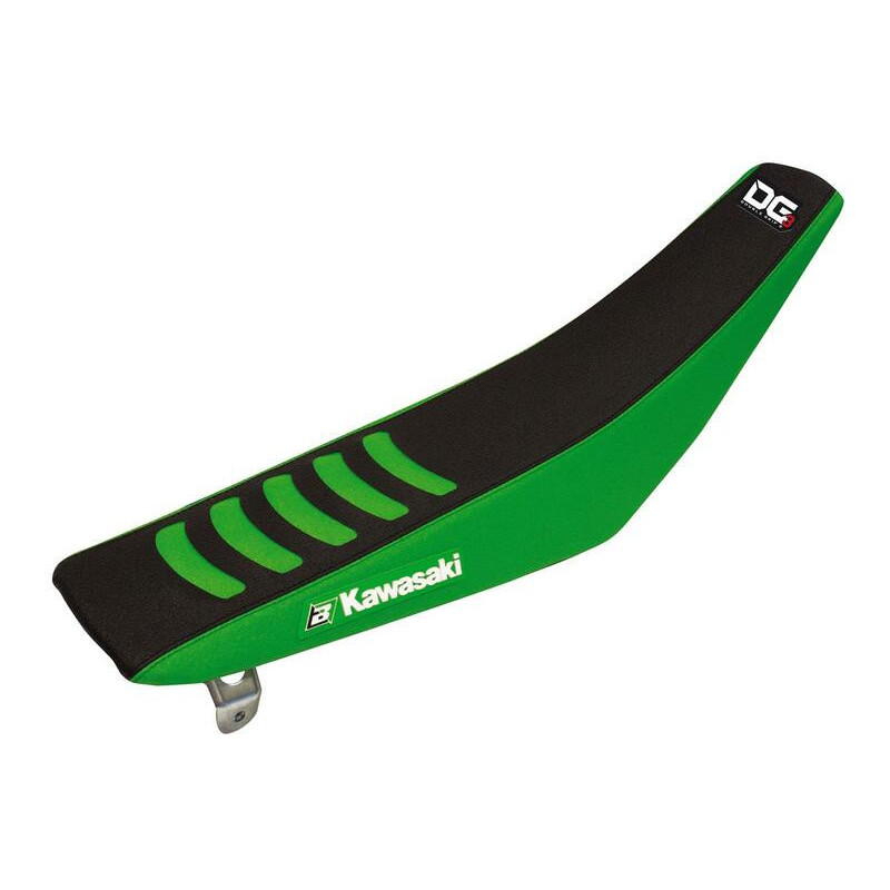 Funda de asiento Blackbird Doble agarre 3 Kawasaki negro/verde 1431H