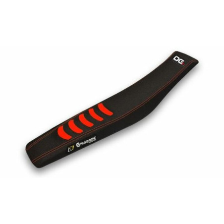 Funda de asiento Blackbird Doble agarre 3 Husqvarna negro/rojo 1618H
