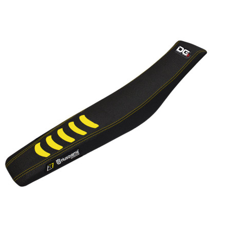 Funda de asiento Blackbird Doble agarre 3 Husqvarna negro/amarillo 1611H