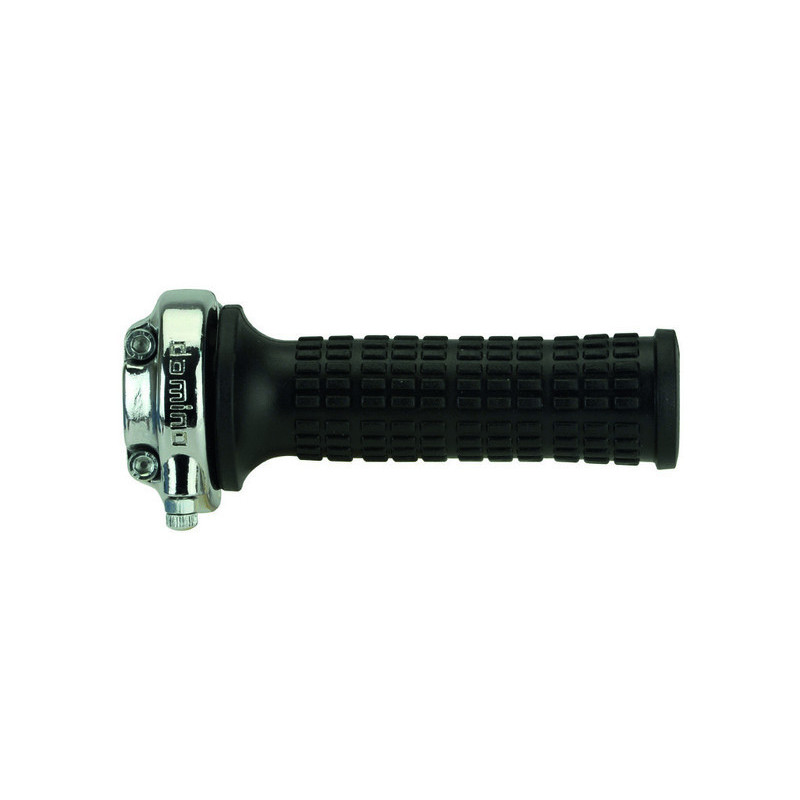 Acelerador vintage cromado Domino Lario 0346.03 + puños