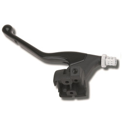 Maneta con soporte Domino Derbi Senda fulcrum 28mm izquierda 2980.04