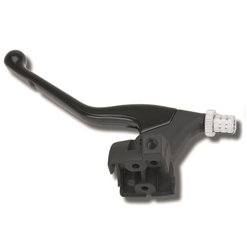 Maneta con soporte Domino Derbi Senda fulcrum 28mm izquierda 2980.04