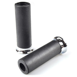 Puños Domino custom 119mm negro abierto 4141.82.40.04