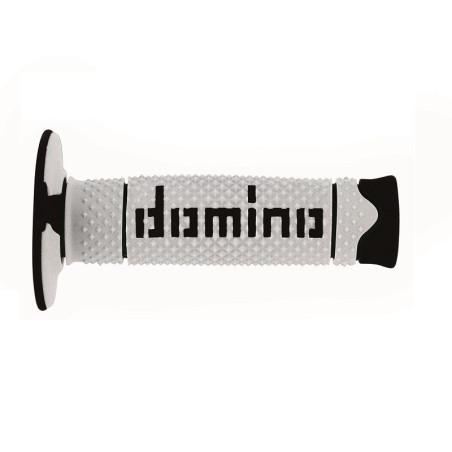 Puños off road DOMINO DSH blanco/negro A26041C4046