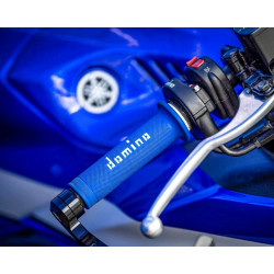 Puños racing DOMINO 126mm azul/blanco A01041C4648 2