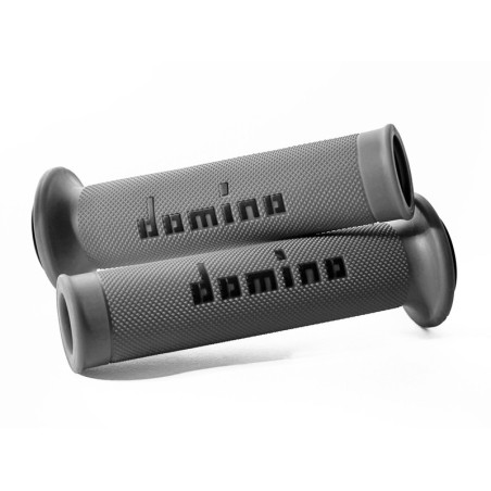 Puños racing DOMINO 126mm gris/negro A01041C4052