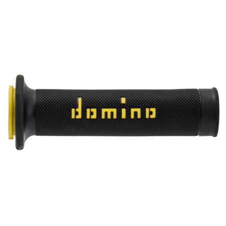 Puños racing 126mm negro/amarillo A01041C4740