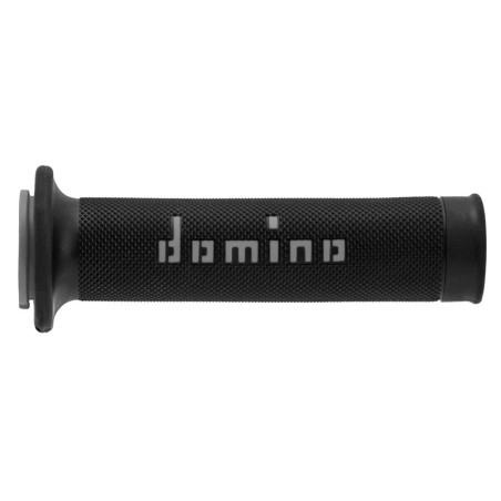 Puños racing DOMINO 126mm negro/gris A01041C5240
