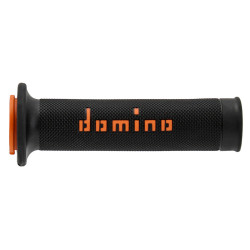 Puños racing 126mm negro/naranja A01041C4540