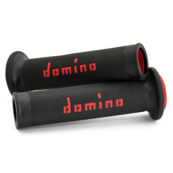 Puños racing DOMINO 126mm negro/rojo A01041C4240 2