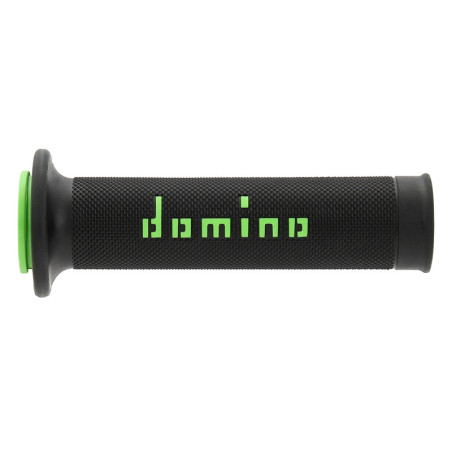 Puños racing 126mm negro/verde A01041C4440