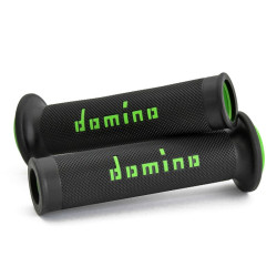 Puños racing 126mm negro/verde A01041C4440 2