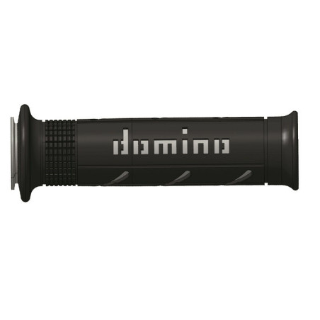 Puños racing DOMINO super soft 126mm negro/gris A25041C5240