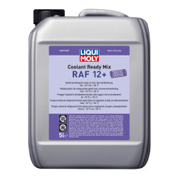 Líquido refrigerante anticongelante rojo LIQUI MOLY Coolant Ready Mix RAF 12+ - Garrafa 5L