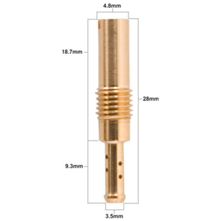 Chiclé de baja Prox 52 para Keihin N424-21 SERIES