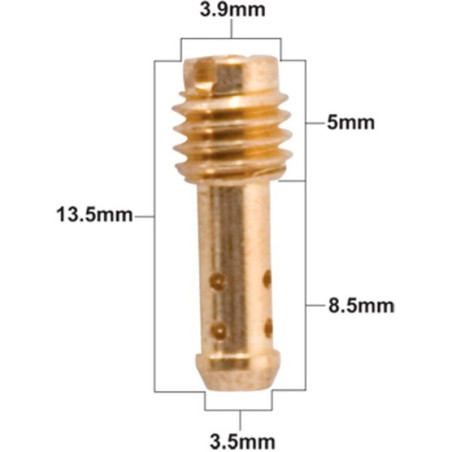 Chiclé de baja Prox 25 para Mikuni VM22/210 SERIES