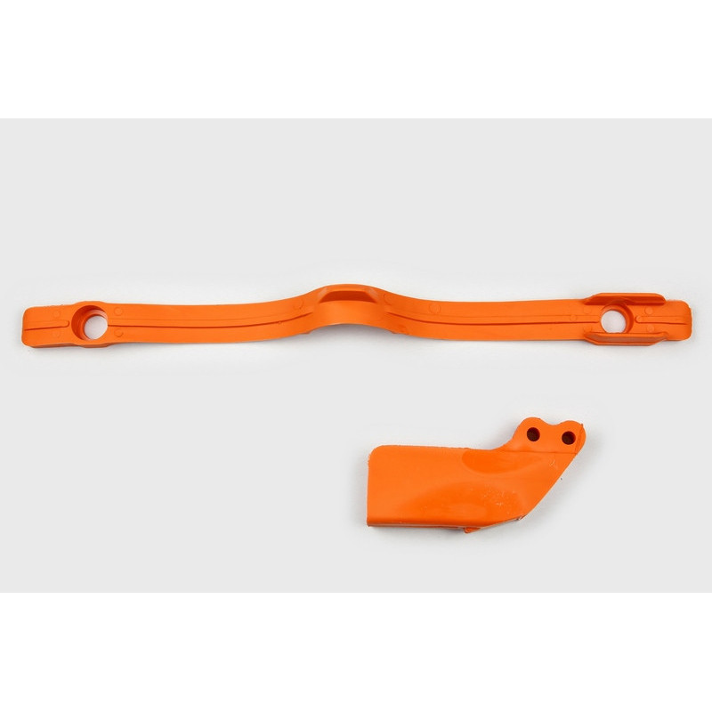Guiacadenas + patín UFO KTM naranja KT04004-127