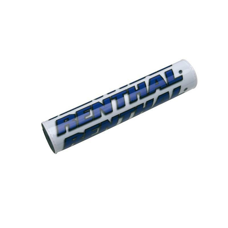 Protector/Morcilla barra superior de manillar Renthal blanco/azul P209