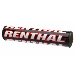 Protector/Morcilla barra superior de manillar Renthal negro/rojo 180mm P301