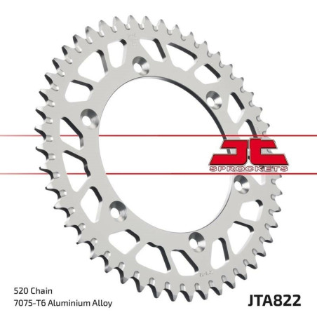 Kit de cadena JT 520X1R 13/48 Reforzado - corona ultraligero autolimpiable