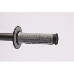 Puños Renthal Dual MX medio cuadradillo blando gris G151