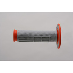 Puños Renthal Dual MX medio cuadradillo blando naranja G155