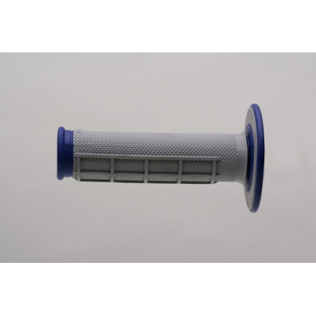 Puños Renthal Dual MX medio cuadradillo blando azul G157
