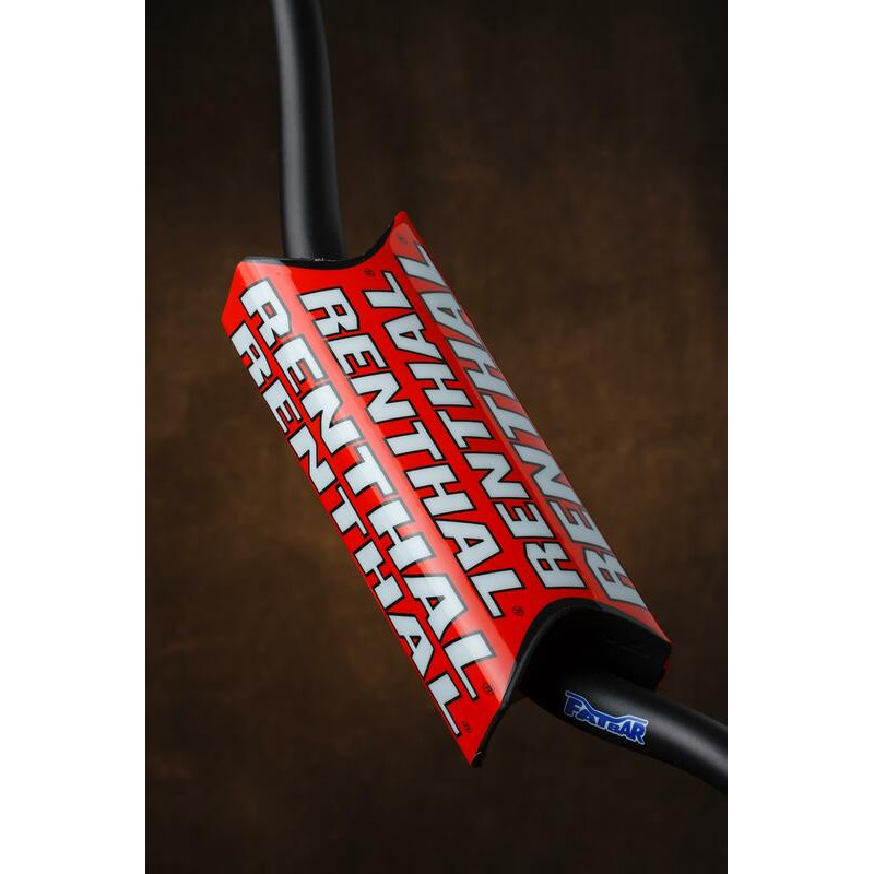 Protector/Morcilla de manillar sin barra superior equipo oficial Renthal rojo P274