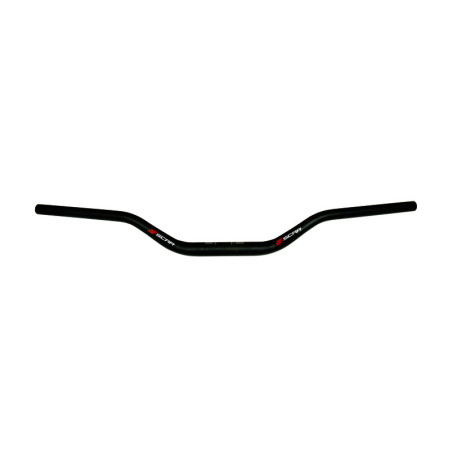 Manillar SCAR O² RC Ø28,6mm -Negro / Protector amarillo