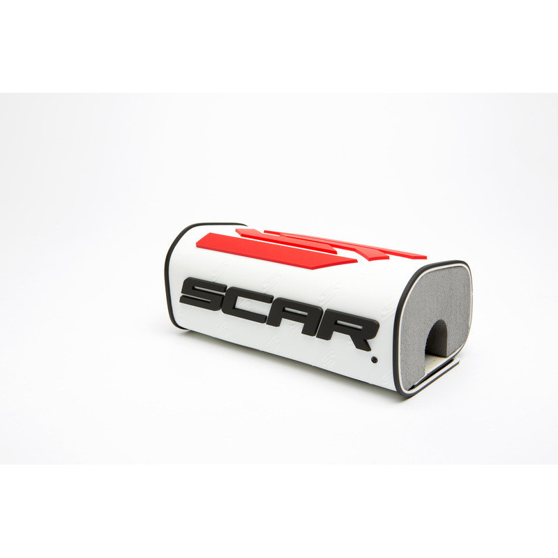 Protector/morcilla de manillar SCAR 3D (para manillar sin barra) - Blanco