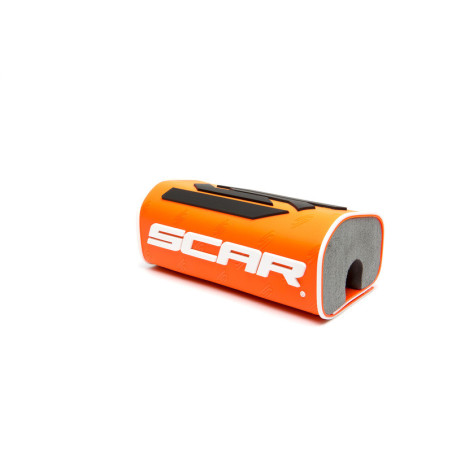 Protector/morcilla de manillar SCAR 3D (para manillar sin barra) - Naranja flúor