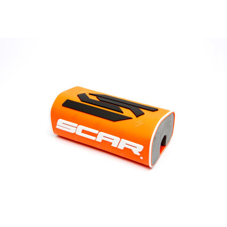 Protector/morcilla de manillar SCAR 3D (para manillar sin barra) - Naranja flúor