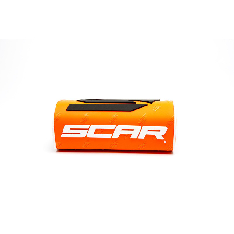 Protector/morcilla de manillar SCAR 3D (para manillar sin barra) - Naranja flúor