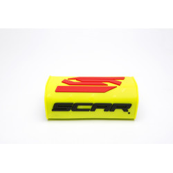 Protector/morcilla de manillar SCAR 3D (para manillar sin barra) - Amarilla 2