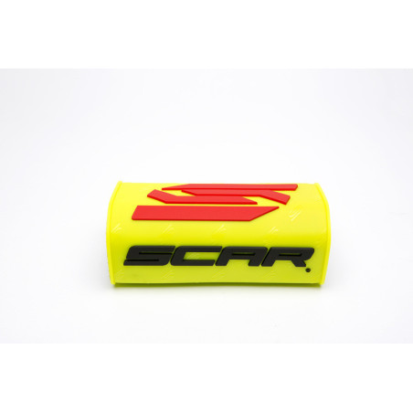 Protector/morcilla de manillar SCAR 3D (para manillar sin barra) - Amarilla