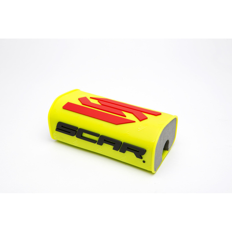Protector/morcilla de manillar SCAR 3D (para manillar sin barra) - Amarilla