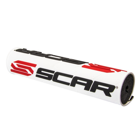 Protector/morcilla de manillar SCAR 3D (para manillar con barra) - Blanco