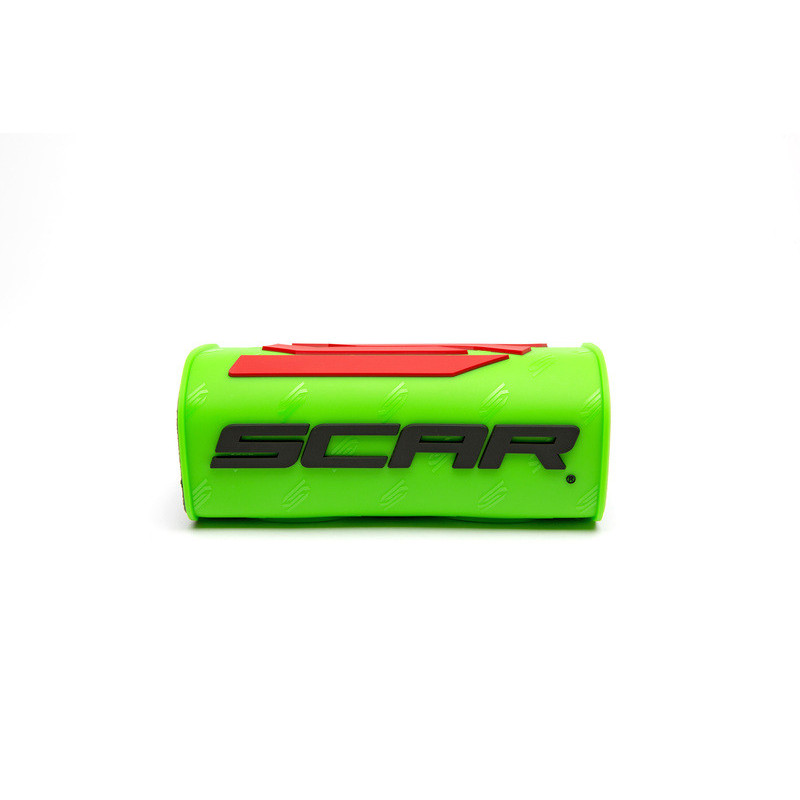 Protector/morcilla de manillar SCAR 3D (para manillar sin barra) - Verde flúor