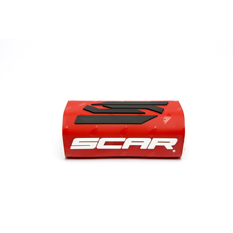 Protector/morcilla de manillar SCAR 3D (para manillar sin barra) - Rojo